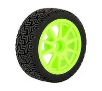 Szwaldaper 4 Pezzi Pneumatici Grip Inserto Ruota Spugna for HPI, for Tamiya, 1/10 1:10 Touring Car RC 910-8014 Pneumatici per Auto RC(Green)