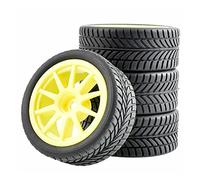 Szwaldaper 4 Pezzi Pneumatici Grip Inserto Ruota Spugna, for HSP Racing, 1/10 1:10 Auto da Strada RC 910-6085 Set di Ruote da Corsa RC(910Y-6085)