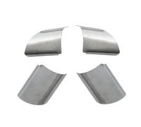 Szwaldaper 4 pezzi set rivestimento in paillettes for pannello volante for auto in acciaio inossidabile, for Ford, for Focus 2 Mk2 2005-2012 accessori Adesivo per volante