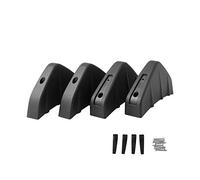 Szwaldaper 4 pezzi spoiler posteriore universale for auto diffusore del corpo spoiler for paraurti posteriore automatico accessori for auto Spoiler per auto(Schwarz)