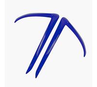 Szwaldaper ABS Auto Anteriore Della Luce di Nebbia Paraurti Splitter Spoiler Diffusore Della Copertura Della Protezione Trim, for Tesla, Modello 3 2017 2018 2019 2020 Spoiler per auto(Blue)