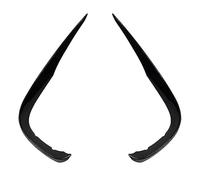 Szwaldaper ABS Auto Paraurti Anteriore Lip Splitter Spoiler Fendinebbia Trim, for, Classe E W213 S213 E200 E220d E250 E300 AMG 2016-2020 Spoiler Anteriori Spoiler anteriore(BLACK Carbon Fiber Look)
