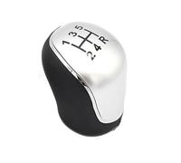 Szwaldaper Adattatore for auto in pelle con leva della del pomello cambio 5/6 velocità for Ford Mondeo IV, for Focus MK2 MK3 C-MAX, for Kuga, accessori for Pomello del cambio(White 5speed)