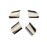 Szwaldaper Adesivi for copertura decorazione volante, for Ford, for Focus 2 MK2 2005-2011, for KUGA 2008-2012, for C-MAX 2007-2010, accessori auto Adesivo per volante(Silver)