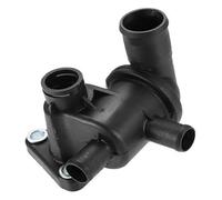 Szwaldaper Alloggiamento termostato liquido di raffreddamento motore n. 2565002501, for Kia, for Hyundai, metallo ABS nero 1 pz. Alloggiamento del termostato