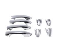 Szwaldaper Argento Copertura della maniglia portiera dell'auto Adesivi for tappo di chiusura porta esterna, for CR-V 2007-2011 Copertura della maniglia della porta esterna