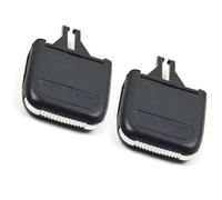 Szwaldaper Auto Anteriore Dash AC Griglia di Sfiato Uscita Tab Clip Manopola Cursore, for Boxster, for Cayman 981 2013-2020, for Carrera, 991 Clip per bocchetta dell'aria dell'auto(BLACK 2 pcs)