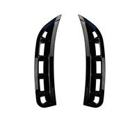 Szwaldaper Auto Paraurti Anteriore Side Air Vent Splitter Spoiler Canard, for Mercedes, GLE W167 GLE350 GLE450 GLE53 2020 Styling Moulding Spoiler per auto(Glossy Black)