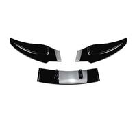Szwaldaper Auto Paraurti Anteriore Splitter Labbro Spoiler Diffusore Kit Corpo Copertura, for, Serie 1 E81 E82 E87 E88 LCI Modello Standard 2008~2011 Spoiler Anteriori Spoiler anteriore(BLACK Black)
