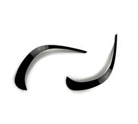 Szwaldaper Auto Paraurti Anteriore Splitter Spoiler Lato Decorativo Coperture Trim Strisce, for Mercedes-Benz, Classe GLC GLC260 GLC300 AMG 2020 Spoiler per auto(GlossBlack)