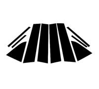 Szwaldaper Auto Pilastro Messaggi Finestra Porta Rifiniture Copertura Parti Esterne Adesivi Styling, for Chevrolet, for Cruze, 2011 2012 2013 2014 2015 Rivestimento per finestrini Auto