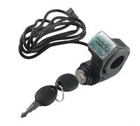 Szwaldaper Blocco di accensione, for monopattini elettrici, con pacchetto accessori con chiave Lucchetto antifurto per scooter