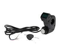 Szwaldaper Blocco di accensione for scooter elettrico, spina a 3 pin, interruttore di avviamento a un pulsante con 2 chiavi, for scooter M4 Lucchetto antifurto per scooter