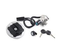 Szwaldaper Blocco interruttore accensione moto con set tappo serbatoio carburante, coperchio tappo serbatoio carburante con chiave, for KLX230 2020 Interruttore di accensione per moto