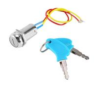 Szwaldaper Blocco interruttore di accensione con chiave, lucchetto in metallo for bici elettrica, 2 chiavi, 6,5x4,5 cm, for scooter elettrico, ATV, ciclomotore, kart Lucchetto antifurto per scooter