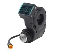 Szwaldaper Blocco interruttore manubrio scooter elettrico, 10 pollici, 3 pin, display digitale di alimentazione della batteria, interruttore di blocco con chiavi, pannello display scooter Lucchetto an