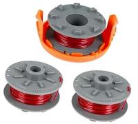 Szwaldaper Bobina di Filo, for Gardena 5364-20, 1,6 mm x, m for decespugliatore Turbo Grass SmallCut 2401 con Copertura, for 05328-20 (3 Bobine + Copertura) Accessori da Giardino