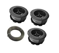 Szwaldaper Bobina for decespugliatore a Filo, for Bosch, F016800570 di Ricambio for da Giardino, for 1,6 mm, m, for, GrassCut (3 Bobine + Filo) Accessori da Giardino