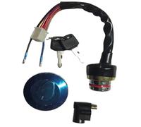 Szwaldaper Cilindro di accensione, for AX100, serratura elettrica for porta, serbatoio carburante rotondo, direzionale, set da 3 blocchi, interruttore di accensione for serratura elettrica for moto At