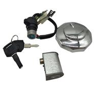 Szwaldaper Cilindro di accensione, for Jialing, JH70 DY90 Blocco porta elettrico Accensione 12V Interruttore di accensione for moto, for sedile, Set di chiavi di blocco Interruttore di accensione Attu