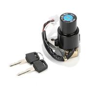 Szwaldaper Cilindro di accensione, for KLR-650, for KLR 650, for KLR650 1987-2007 Blocco interruttore di accensione for moto con set di chiavi Blocco porta elettrico 6 fili Interruttore cilindro di ac