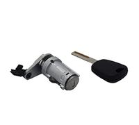 Szwaldaper Cilindro di blocco accensione auto, cilindro di blocco porta sinistra con una chiave con scanalatura, for Peugeot, 307 Lucchetto antifurto per scooter