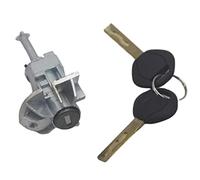 Szwaldaper Cilindro di blocco accensione auto, for E46 SERIE 3 CILINDRO SERRATURA PORTA COMPLETO Anteriore Sinistro con 2 chiavi Lucchetto antifurto per scooter