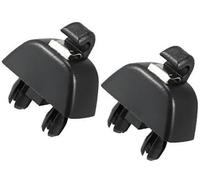 Szwaldaper Clip di supporto for aletta parasole for auto, for, A6, ABS, nero, 2 pezzi Sostituzione della clip dell'aletta parasole
