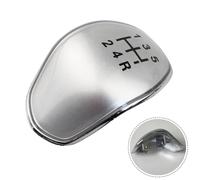 Szwaldaper Coperchio inserto pomello cambio auto, for Ford, Fiesta, Focus ST, sostituisce coperchio testa 1793439 Pomello del cambio(Silver)