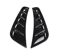 Szwaldaper Coppia Canard Spoiler Splitter Paraurti Anteriore Lato Della Copertura, for Mercedes, Classe C W205 C63 C180 C200 C260 C300 C180L C200L 2019+ Spoiler per auto(GlossBlack)
