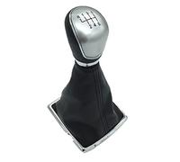 Szwaldaper Copri cuffia pomello cambio 5/6 velocità, for Ford, for Focus 2 MK2 2005-2011 C-Max, for Fiesta, for Kuga 2008-2012 Leva Stick Pen Maniglia Testa Pomello del cambio(B0019)