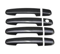 Szwaldaper Copri maniglia for portiera in ABS stile fibra di carbonio, for Toyota, for Corolla, 2004-2012 Copertura della maniglia della porta esterna