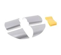 Szwaldaper Coprivolante for auto da 4 pezzi in acciaio inossidabile, for Ford, for Focus 2 MK2 2005-2013, accessori interni Adesivo per volante