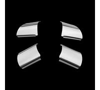 Szwaldaper Cornice decorativa for volante in ABS cromato, for Ford, For Focus 2 MK2 2005-2013, accessori 4 pezzi Adesivo per volante