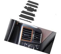 Szwaldaper Cruscotto Presa d'Aria Posteriore Ac Vent Griglia di Uscita Tab Clip Cursore, for Mercedes-Benz, M GL ML GLE GLS W166 W292 2011-2018 Clip per bocchetta dell'aria dell'auto(BLACK Rear Left)