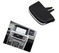 Szwaldaper Cursore con clip for linguetta di uscita della griglia di sfiato del climatizzatore for cruscotto, for VOLVO, V60 S60 V40 2011-2019 Clip per bocchetta dell'aria dell'auto(BLACK Model C)