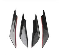 Szwaldaper Diffusore for labbra splitter for paraurti anteriore auto, for Opel, Astra H Gtc, for Peugeot, 207 Megane 2, for VW, for Golf, 7, for Civic, A6 C6 Spoiler per auto(Carbon fiber black)