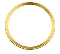 Szwaldaper for, A3 A4 A5 A6 Q3 Q5 Q7 S3 S4 S5 S6, adesivi for anello di rivestimento del volante for auto for Accessori in lega alluminio Adesivo per volante(Gold)