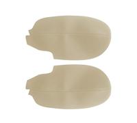 Szwaldaper For Acura, for TSX 2009 2010 2011 2012 2013 2014 Car Styling Interni 2 pezzi Pannello bracciolo porta anteriore Copertura in pelle microfibra Pannello porta interno auto(Beige)