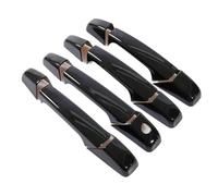 Szwaldaper For Chevrolet, Suburban Tahoe Silverado Avalanche, for GMC Yukon Yukon XL Sierra Copri maniglie for portiere auto cromate/nere Copertura della maniglia della porta esterna(Schwarz)