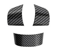 Szwaldaper For Ford, For Focus 2 MK2 2005-2011, accessori for auto in fibra di carbonio Pulsanti sul volante Pannello di rivestimento Adesivo Adesivo per volante(3Pcs Style)