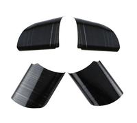 Szwaldaper For Ford, for Focus 2 MK2 2005-2011, accessori for rivestimento adesivo for interni auto in acciaio inossidabile Adesivo per volante(Schwarz)