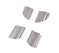 Szwaldaper For Ford, For Focus Mk2 2005 2006 2007 2008 2009 2010 2011, copertura del pannello del volante cromata inserto distintivo rivestimento Euro guarnito 4 pezzi Adesivo per volante(Matt Silver)