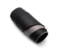 Szwaldaper For HYUNDAI, for Santa Fe, 2006 2007 2008 2009 2010 2011 2012 Auto Porta Interna Bracciolo Maniglia Pannello In Pelle Microfibra Copertura Trim Pannello porta interno auto(Schwarz,All 4 doo