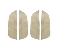 Szwaldaper for Hyundai, for Sonata 2005 2006 2007 2008 Car Interior Door Panel Bracciolo Copertura in Pelle Microfibra Pannello Porta Interno Auto(Beige)