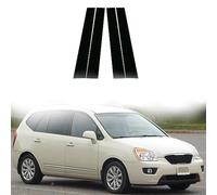 Szwaldaper for Kia, Carens 2007 2008 2009 2010 2011 2012 Pilastro Messaggi Auto Porta Finestra Trim Copertura Nero Lucido Esterno Adesivi Rivestimento per finestrini Auto