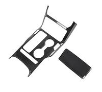 Szwaldaper For Kia, for MOHAVE 2020 2021 2022 Pannello del cambio Console centrale Porta bicchiere d'acqua Copertura Cornice Adesivo Fibra di carbonio Rivestimento del pannello del cambio