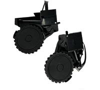 Szwaldaper For Lydsto W2 Robot Aspirapolvere Ruote Accessorie Navigazione Senza Sforzo con Scelte Sinistra/Destra (Destra) Ruote di ricambio per aspirapolvere(BLACK Right)
