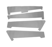 Szwaldaper For Mazda, 6 2006 2007 2008 4 pezzi/set Pannello maniglia portiera auto Copertura in pelle microfibra Pannello porta interno auto(Door panel Gray)
