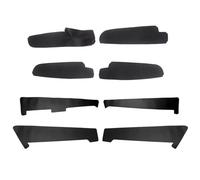 Szwaldaper for Mazda, 6 2006 2007 2008 4 Pezzi/Set Pannello Maniglia portiera Auto Copertura in Pelle Microfibra Pannello Porta Interno Auto(Armrest Customize)